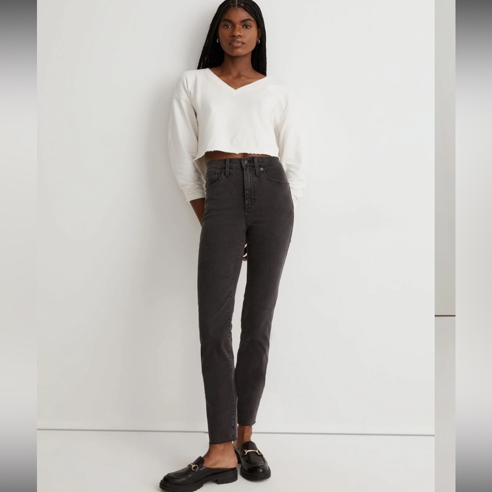 Madewell High Rise Stovepipe Jeans